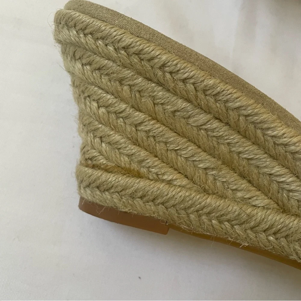 Coldwater Creek open toe espadrille wedge sandal size 8.5
